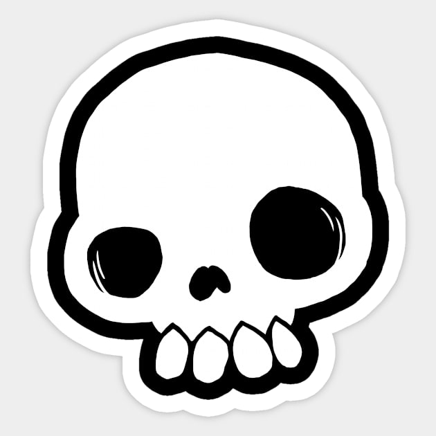 Generic Skull Sticker by Blood_Complex